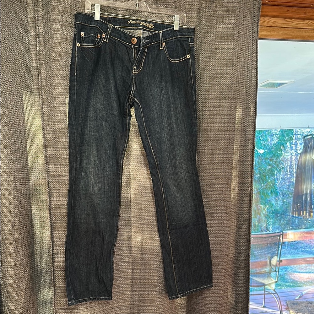 Women's Dark Blue Jeans
